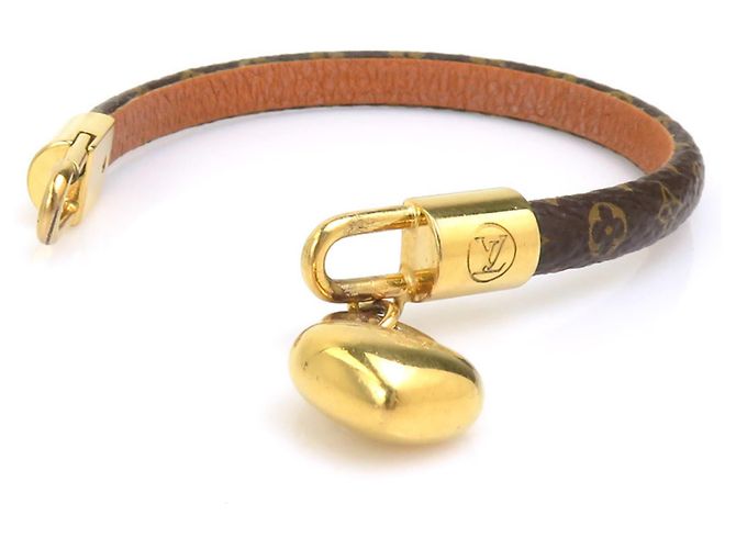 Bracciale con Charms Monogram Louis Vuitton Marrone Monogramma - vista 5