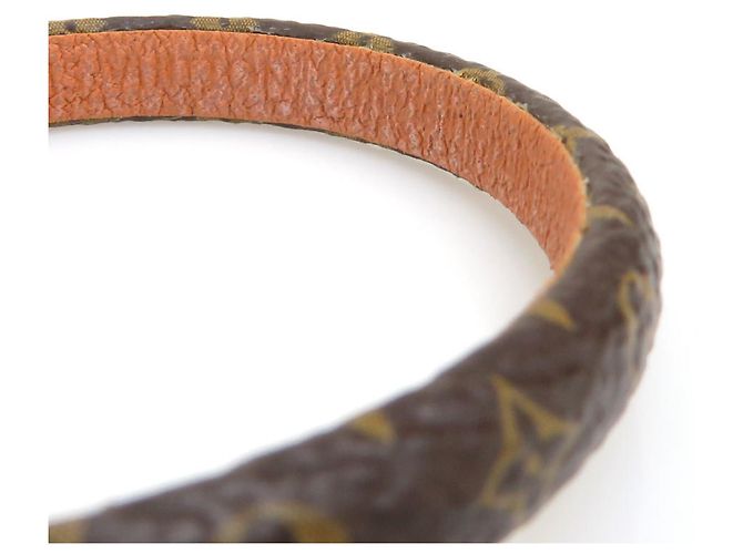Bracciale con Charms Monogram Louis Vuitton Marrone Monogramma - vista 9