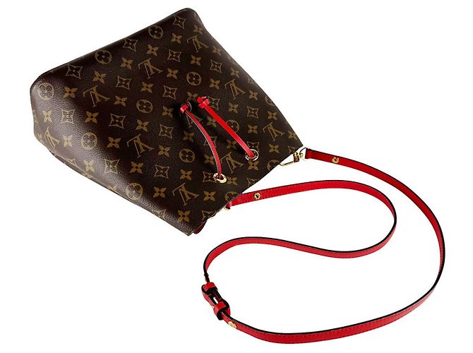 Néonoé Borsa a tracolla Louis Vuitton Monogram NeoNoe Rosso Monogramma - vista 10