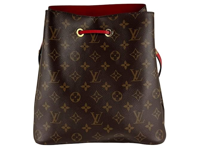Néonoé Borsa a tracolla Louis Vuitton Monogram NeoNoe Rosso Monogramma - vista 3