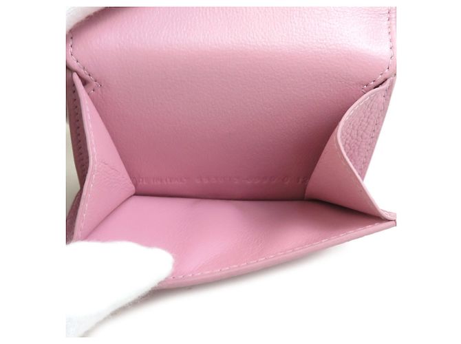 Portafoglio Tri-fold Balenciaga in pelle rosa - vista 5