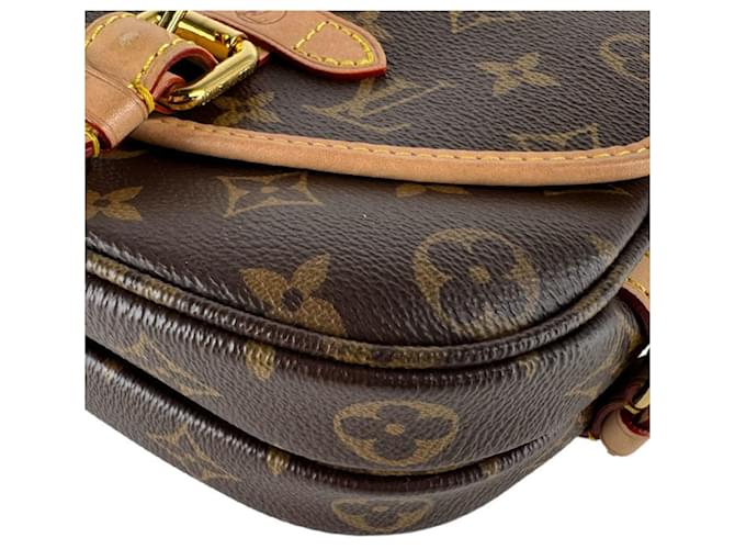 Saumur Borsa a tracolla Louis Vuitton Monogram Marrone Monogramma - vista 8