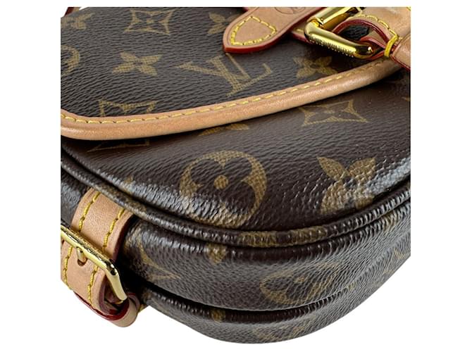 Saumur Borsa a tracolla Louis Vuitton Monogram Marrone Monogramma - vista 9