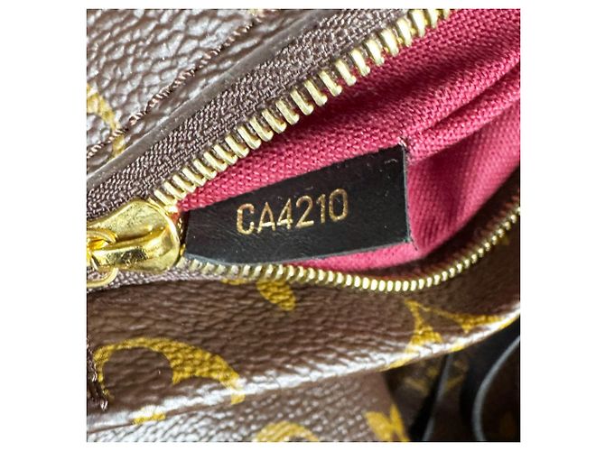 Zaino Louis Vuitton Monogram Montsouris NM PM Nero Monogramma - vista 15