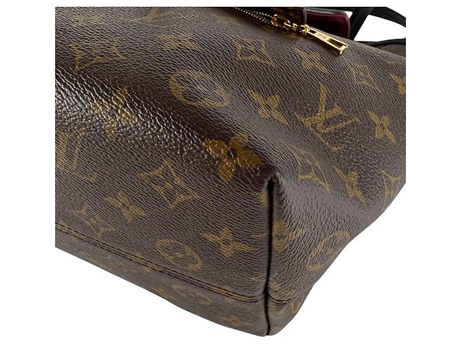 Zaino Louis Vuitton Monogram Montsouris NM PM Nero Monogramma - vista 8