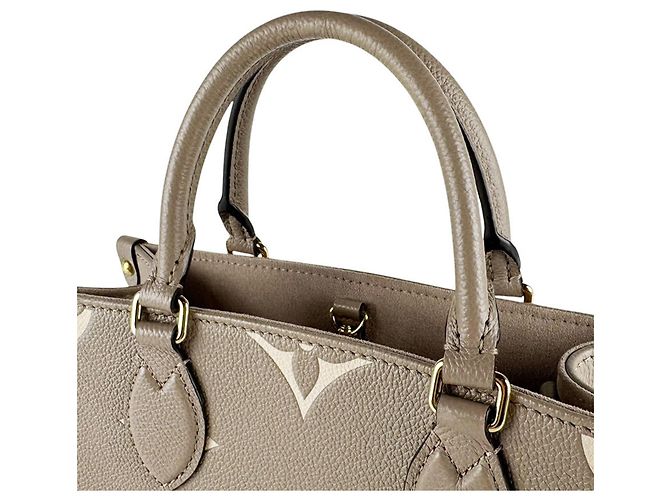 Borsa Louis Vuitton Monogram Empreinte OnTheGo PM Grigio - vista 10