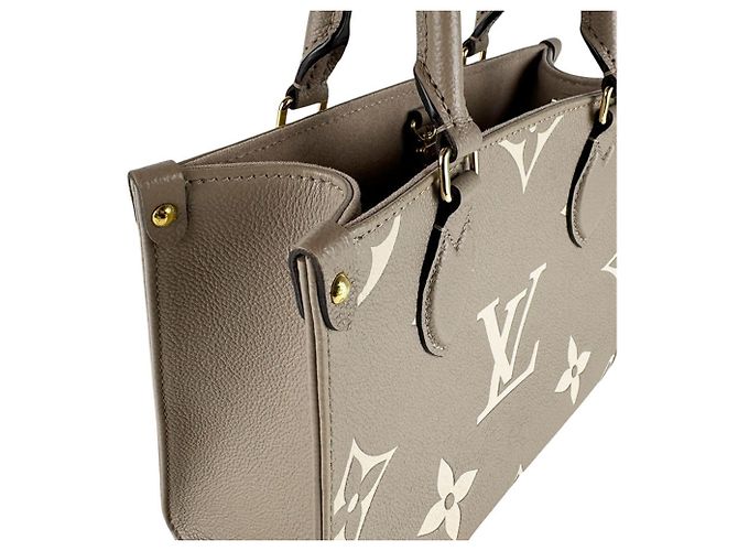 Borsa Louis Vuitton Monogram Empreinte OnTheGo PM Grigio - vista 7