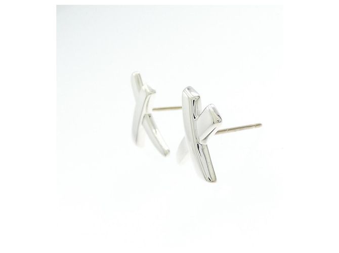 Tiffany & Co Orecchini Tiffany Kiss in Argento 925 - vista 2