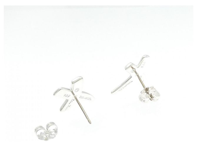 Tiffany & Co Orecchini Tiffany Kiss in Argento 925 - vista 3