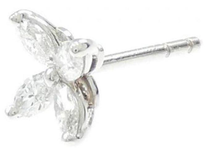 Tiffany & Co Orecchini a lobo Tiffany Victoria Small in platino - vista 2