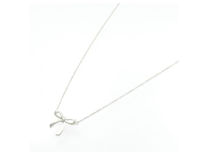 Tiffany & Co Tiffany Bow Halskette Silber - Ansicht 2