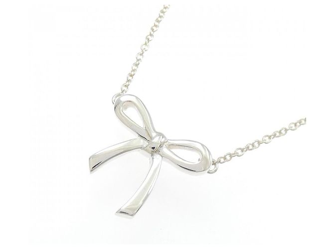 Tiffany & Co Tiffany Bow Halskette Silber - Ansicht 3