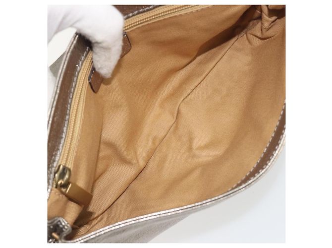 Salvatore Ferragamo Gancini Leather Argento - vista 5