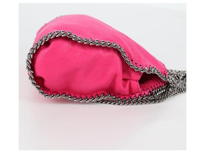 Stella Mc Cartney Stella McCartney Falabella Fold Over Suede Rosa - vista 4
