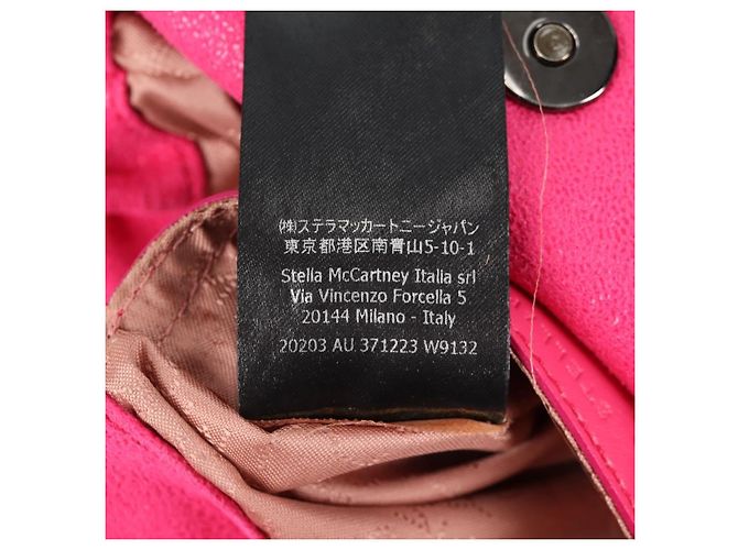 Stella Mc Cartney Stella McCartney Falabella Fold Over Suede Rosa - vista 7