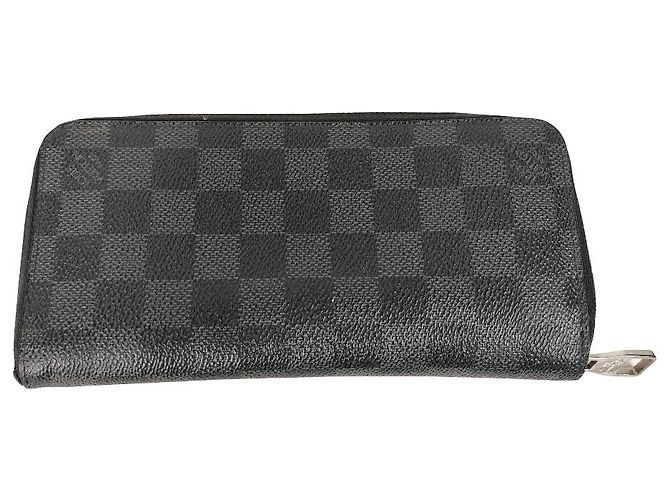 Portafoglio Zippy verticale Louis Vuitton Damier Graphite 20 cm Nero - vista 2