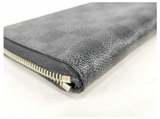 Portafoglio Zippy verticale Louis Vuitton Damier Graphite 20 cm Nero - vista 4