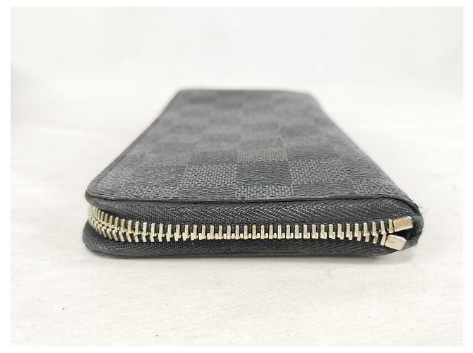 Portafoglio Zippy verticale Louis Vuitton Damier Graphite 20 cm Nero - vista 5