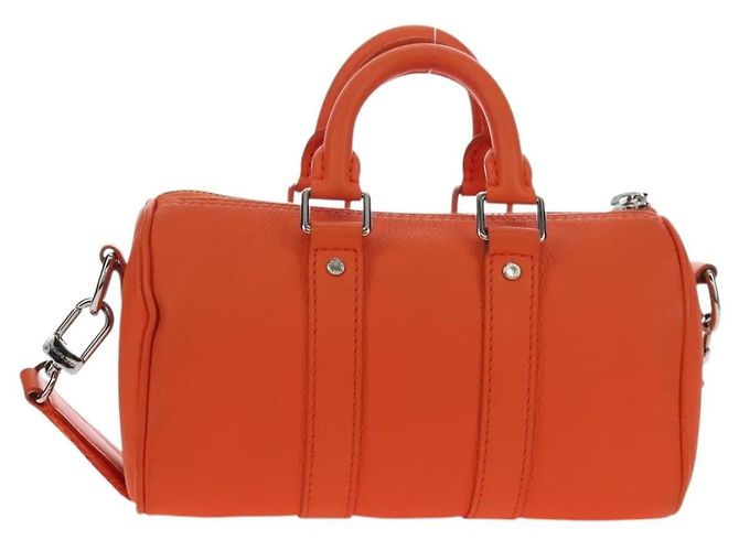 Louis Vuitton City Keepall Limited Edition Aerogram Leather Arancione - vista 2