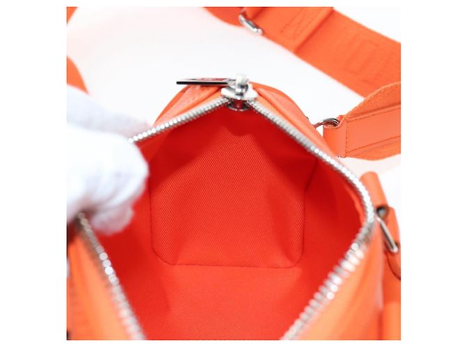 Louis Vuitton City Keepall Limited Edition Aerogram Leather Arancione - vista 5