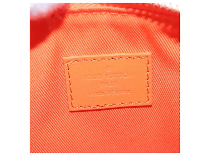 Louis Vuitton City Keepall Limited Edition Aerogram Leather Arancione - vista 6