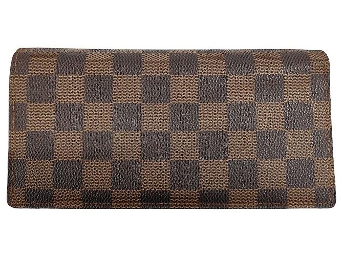 Louis Vuitton Brazza Long Bifold Damier medium Marrone - vista 2