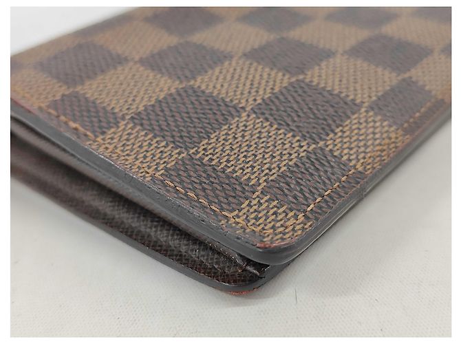 Louis Vuitton Brazza Long Bifold Damier medium Marrone - vista 3