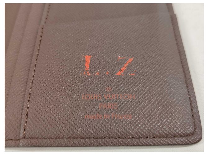 Louis Vuitton Brazza Long Bifold Damier medium Marrone - vista 7