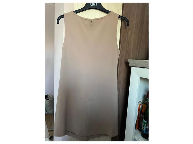 Vestido sin mangas beige Tibi New York - vista 2