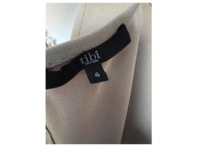 Vestido sin mangas beige Tibi New York - vista 3