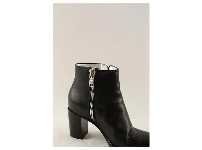 Botines Free Lance de cuero negro - vista 4