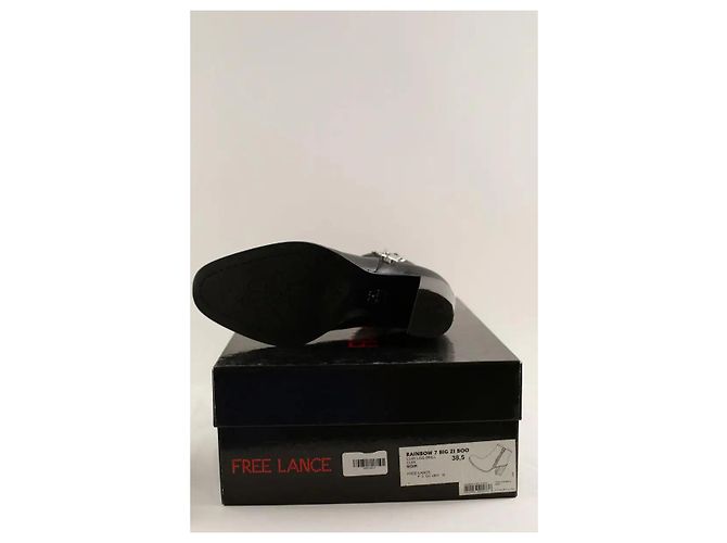 Botines Free Lance de cuero negro - vista 6