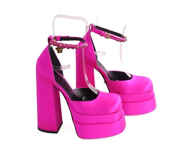Versace Tacchi Medusa Aevitas rosa - vista 3