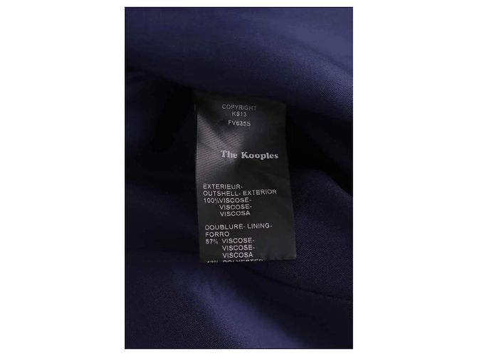 Blazer azul The Kooples - vista 6