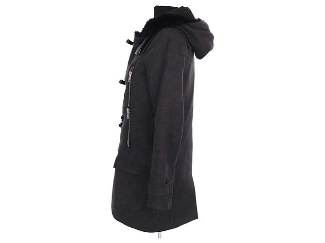 Abrigo de lana gris The Kooples - vista 3
