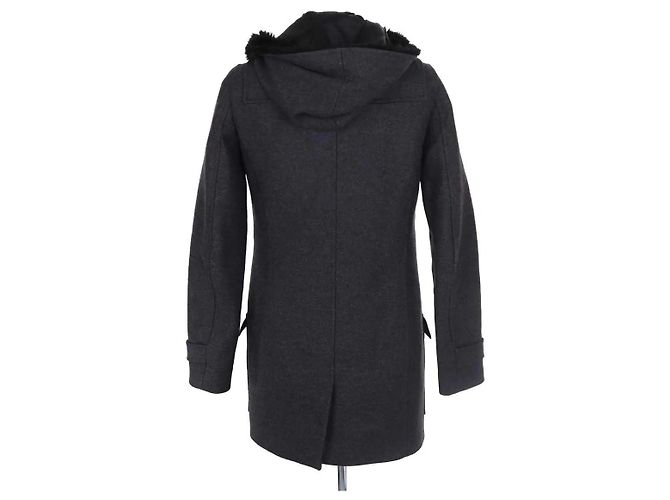 Abrigo de lana gris The Kooples - vista 4