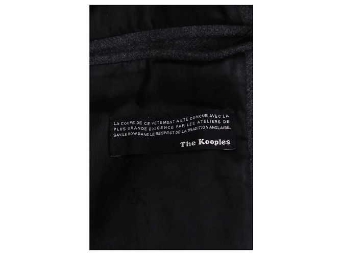 Abrigo de lana gris The Kooples - vista 5