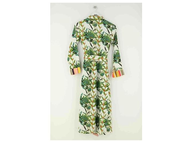 Autre Marque Vestido de seda verde AML Paris - vista 3