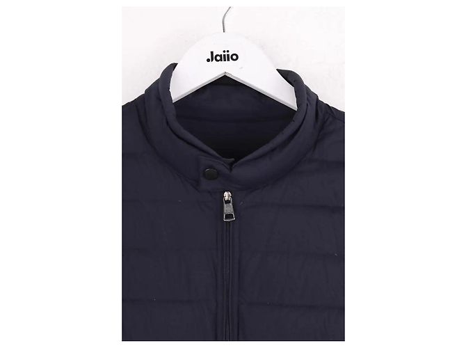 Moncler Navy blue down jacket - view 2