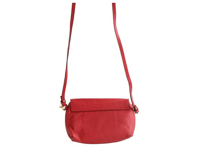 Borsa a tracolla Chloé in pelle rossa Rosso - vista 3