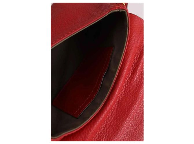 Borsa a tracolla Chloé in pelle rossa Rosso - vista 5