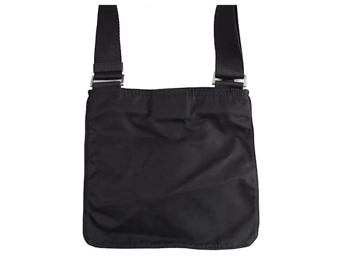 Pochette Prada in tessuto nera Nero - vista 3