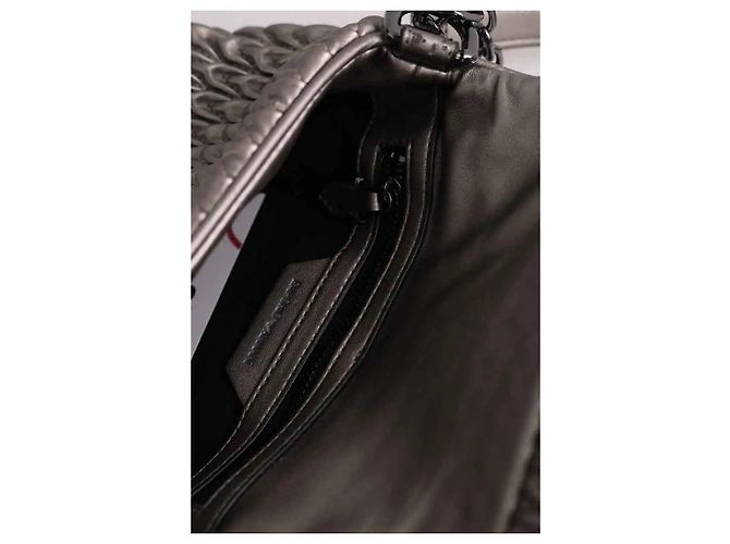 Emporio Armani Silberne Schultertasche - Ansicht 5