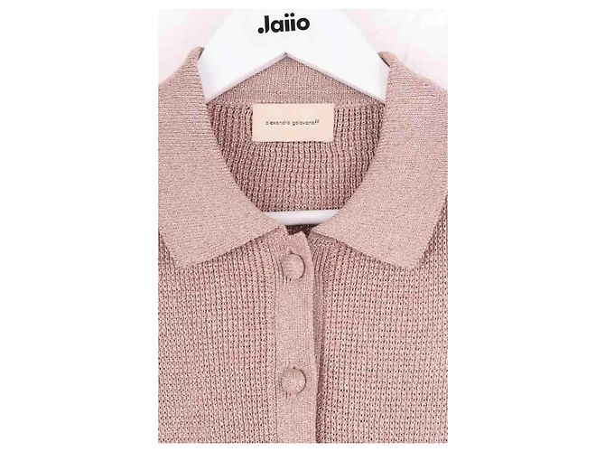 Top de viscosa beige Alexandra Golovanoff S - vista 2