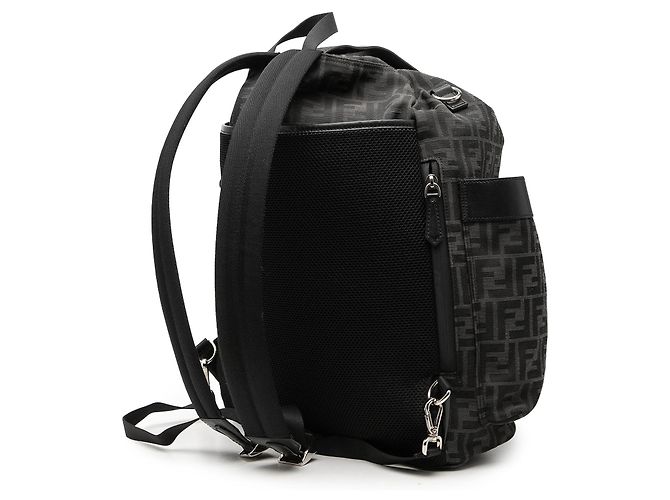 Fendi Large FF Jacquard Strike Rucksack Grau - Ansicht 2