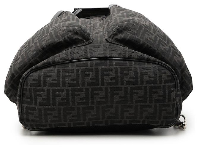 Fendi Large FF Jacquard Strike Rucksack Grau - Ansicht 3