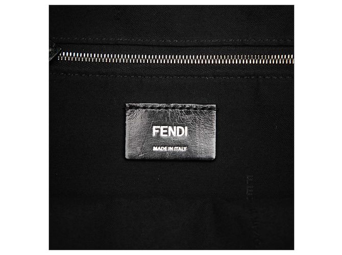 Fendi Large FF Jacquard Strike Rucksack Grau - Ansicht 5