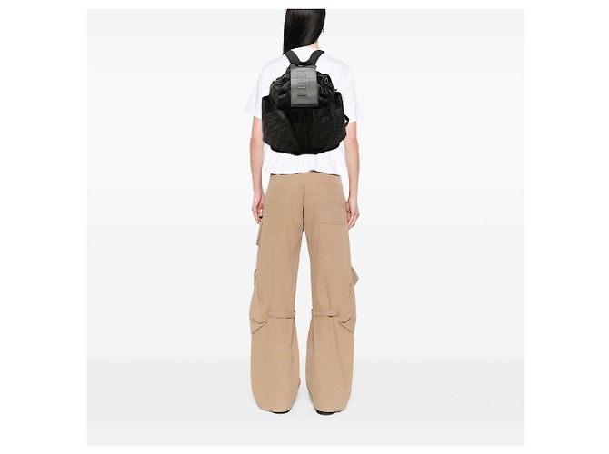 Fendi Large FF Jacquard Strike Rucksack Grau - Ansicht 7