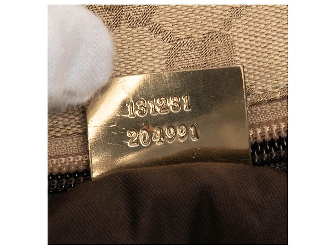 Tote Gucci GG Canvas Web beige - vista 6