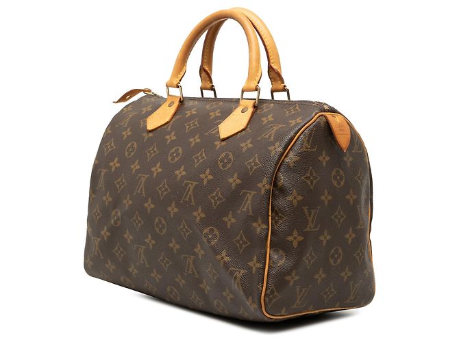 Borsa Boston Louis Vuitton Monogram Speedy 30 Marrone - vista 2